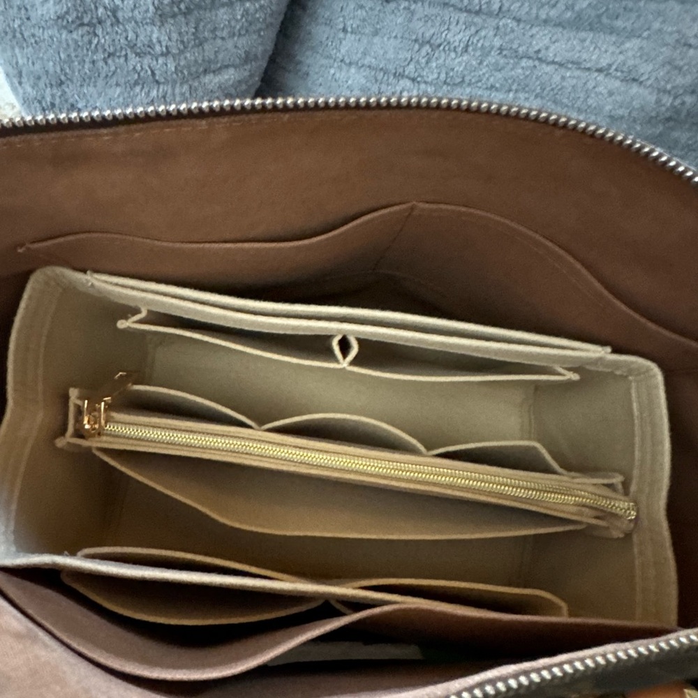 Louis Vuitton Dark Brown Monogram Tote - Picture 2 of 2